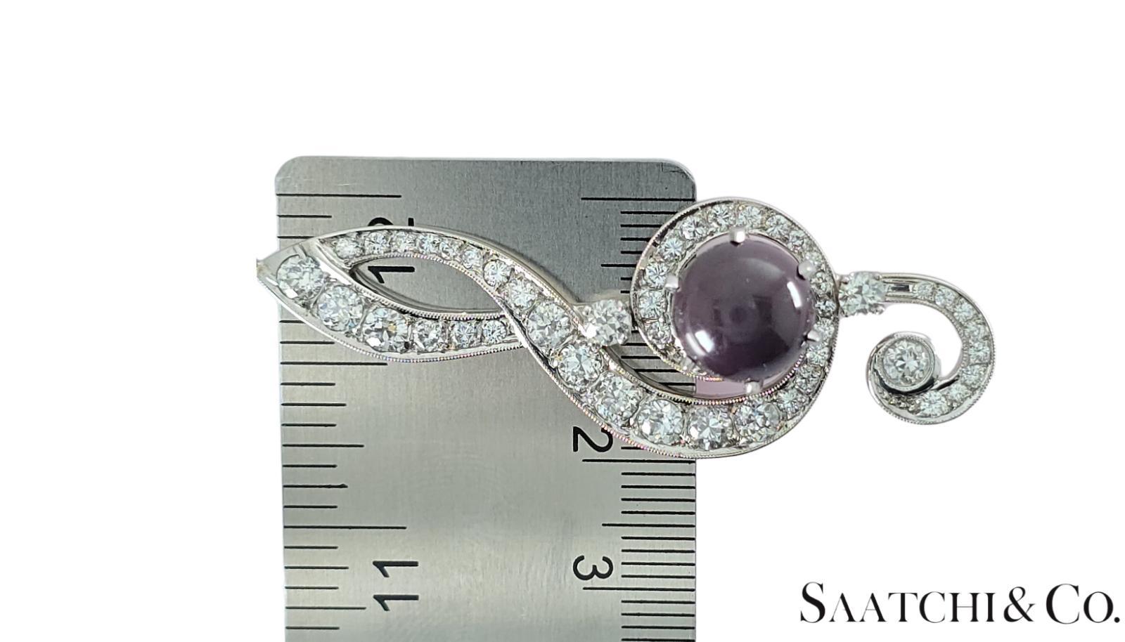 Pendentif en or blanc 14K 585, perle noire, diamant naturel, symbole de la clé de sol musicale Pour femmes en vente