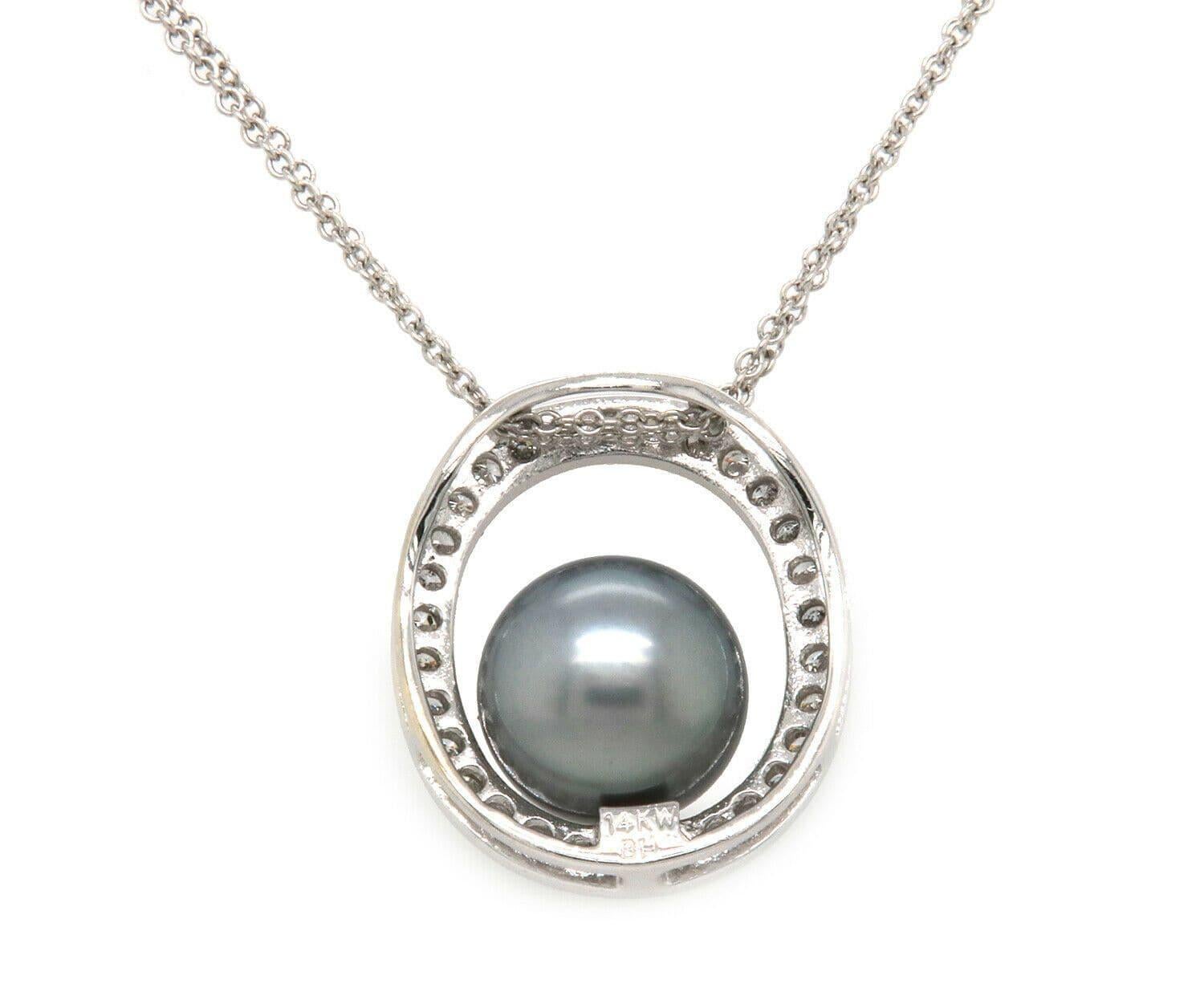 pearl halo necklace