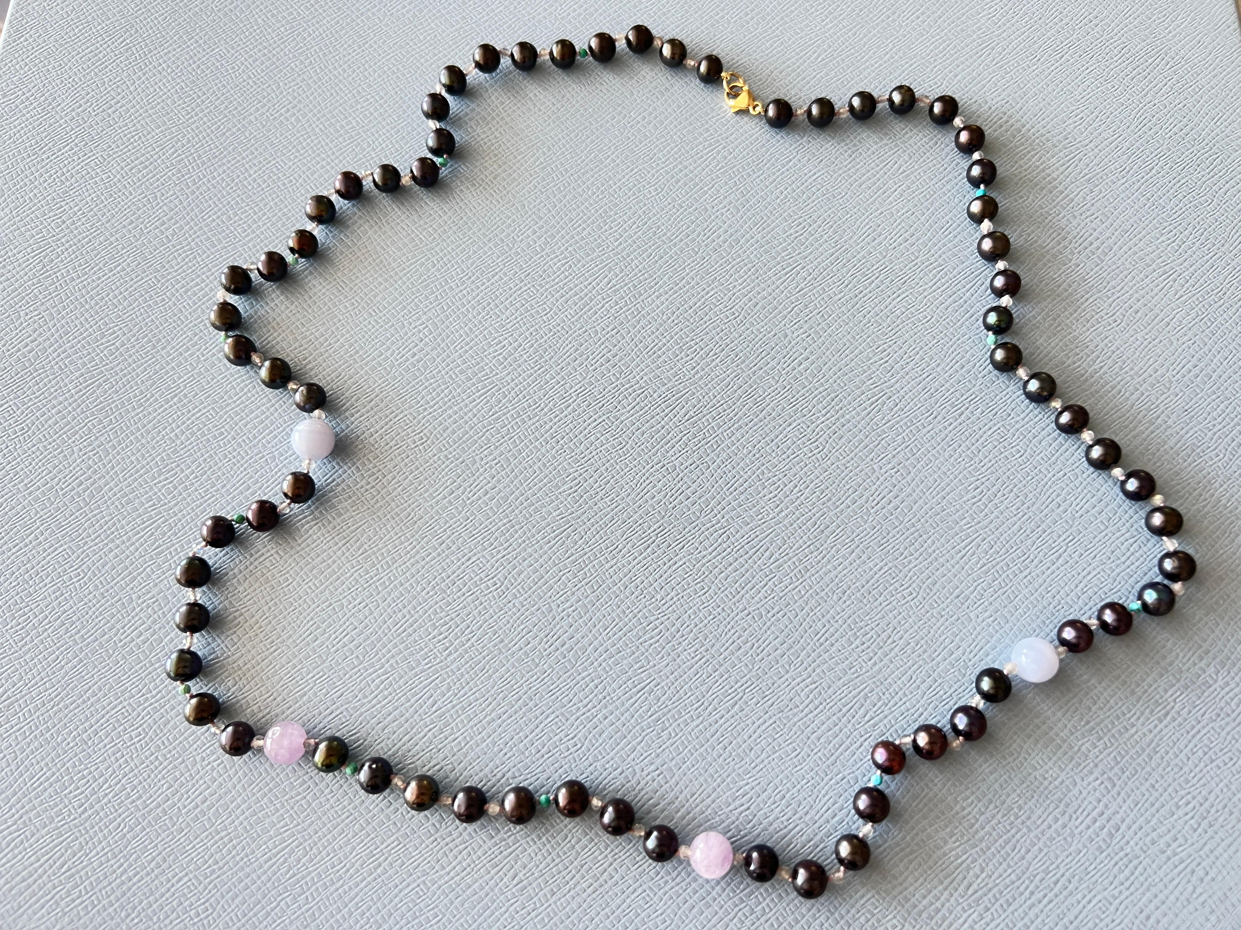 white small beaded necklace