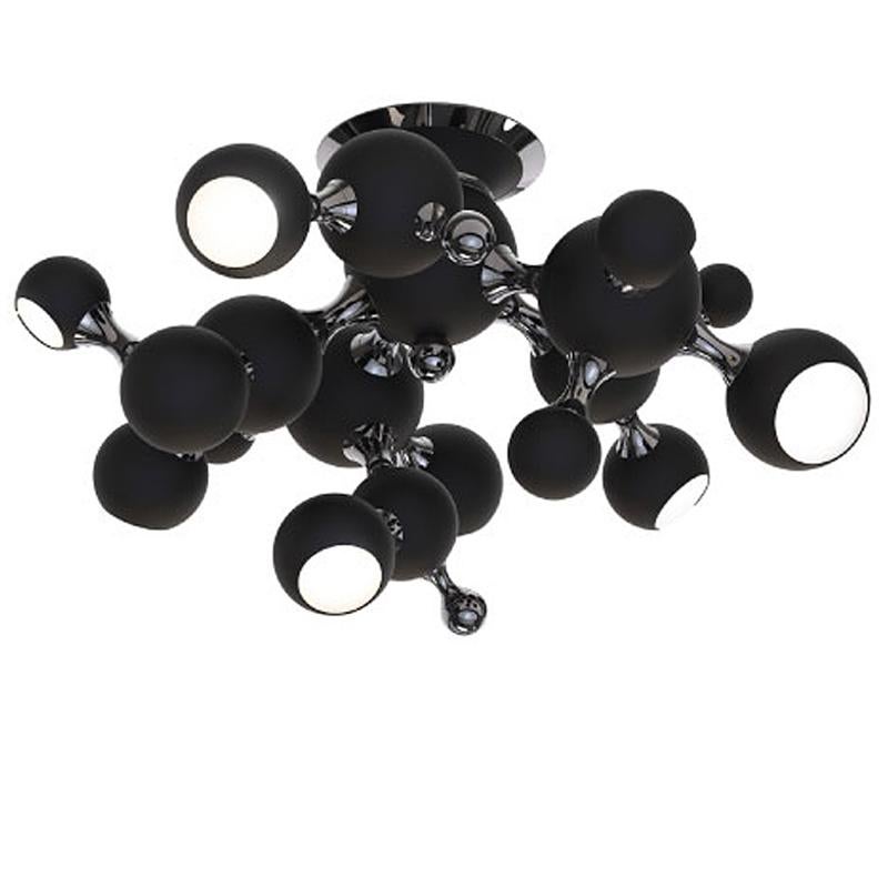 Portuguese Black Pearl Round Suspension For Sale