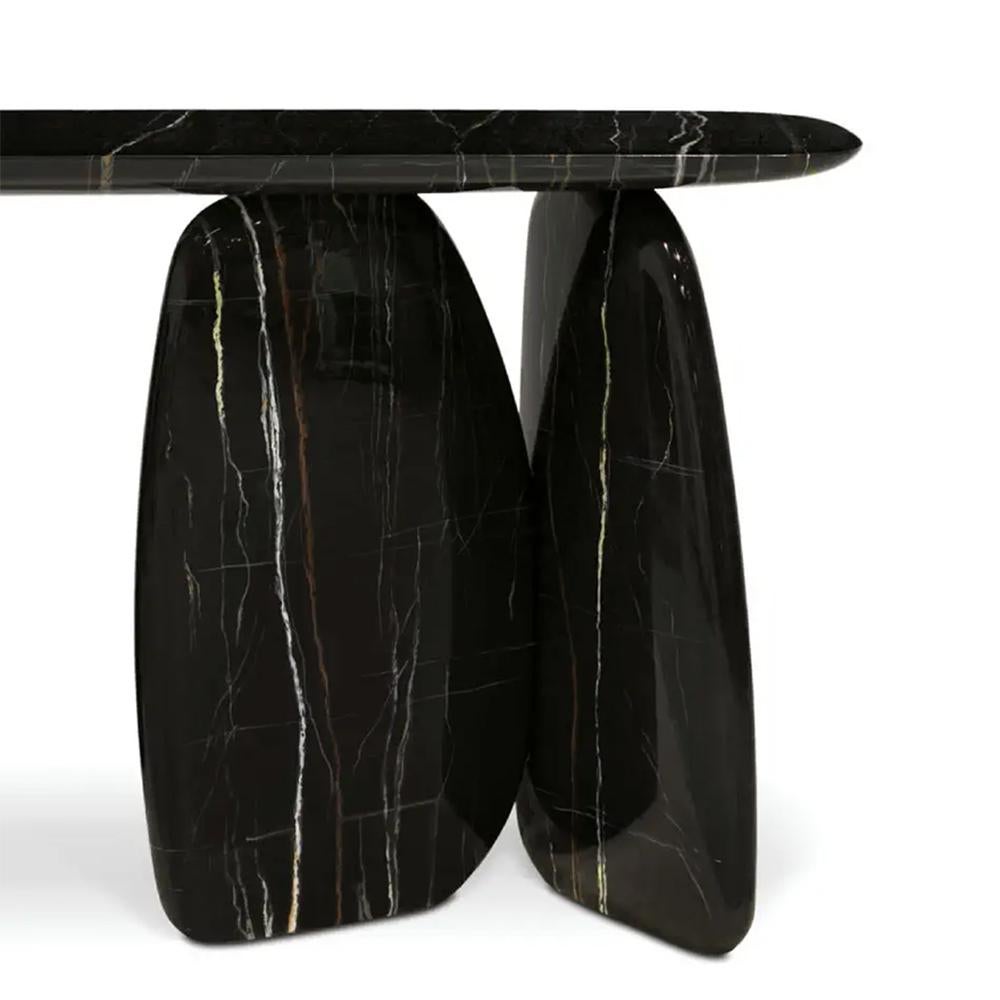 Black Pebble Console Table In New Condition For Sale In Paris, FR