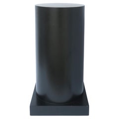 Retro Black Pedestal Column Pillar Stand Modern Style Postmodern Period