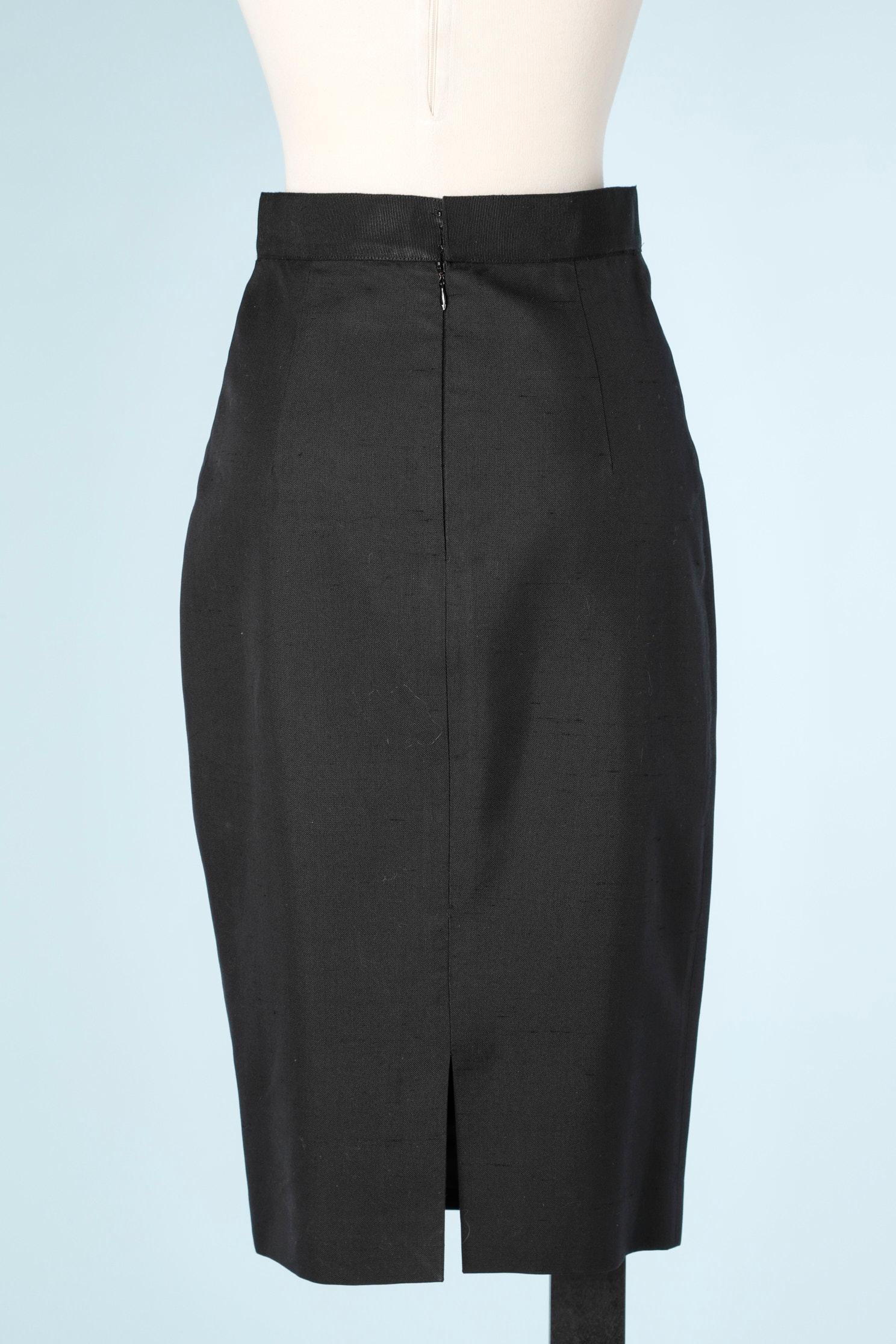 Black pencil skirt GIAMBATTISTA VALLI In condizioni ottime in vendita a Saint-Ouen-Sur-Seine, FR