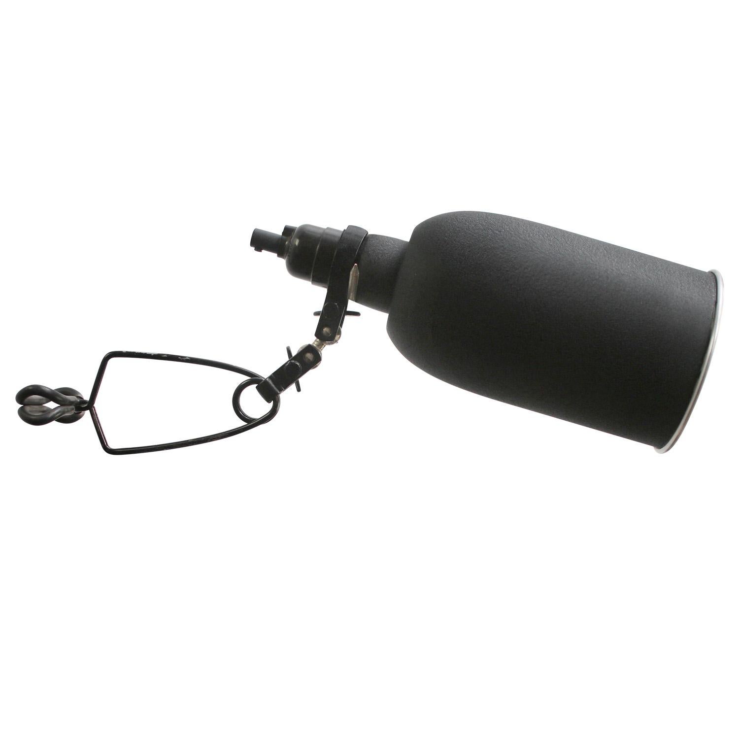Black Photography, Studio Clamp Wall Lamp by KAP For Sale