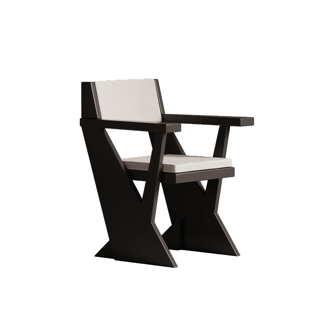 Black Pierre Chair by Plyus Design
Dimensions: D 63 x W 69 x H 88 cm
Materials:  Wood, HR foam, polyester wadding, fabric upholstery.



PLYUS Furniture creates pieces in collectible design segment. We create modern, ergonomic furniture in a