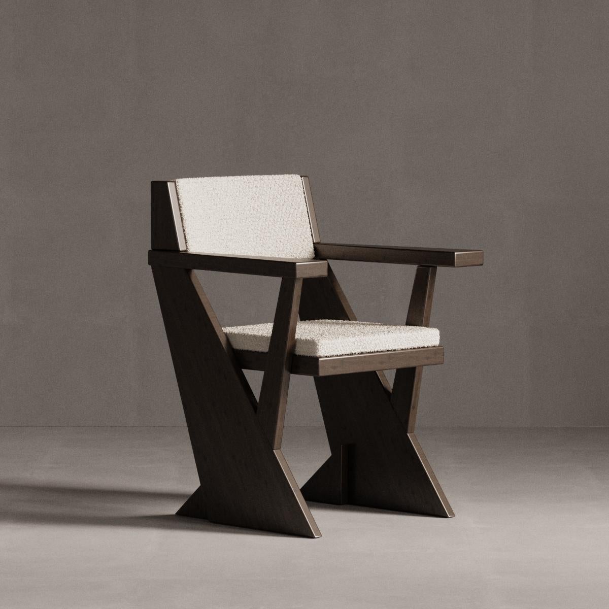 Black Pierre Chair by Plyus Design In New Condition For Sale In Geneve, CH