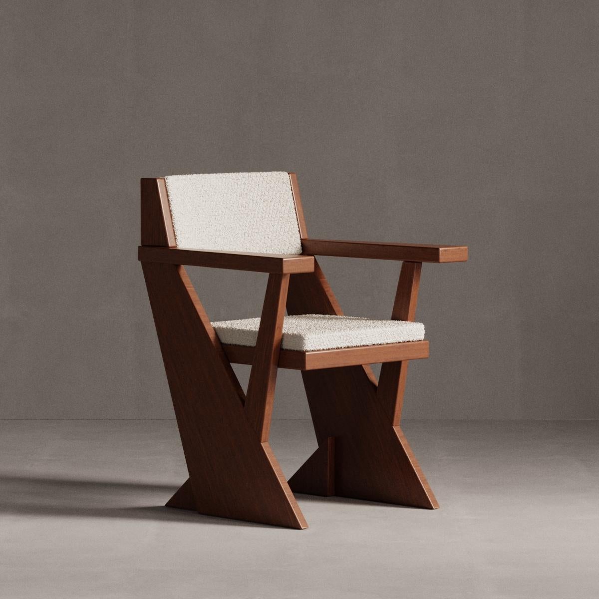Black Pierre Chair by Plyus Furniture In New Condition For Sale In Geneve, CH
