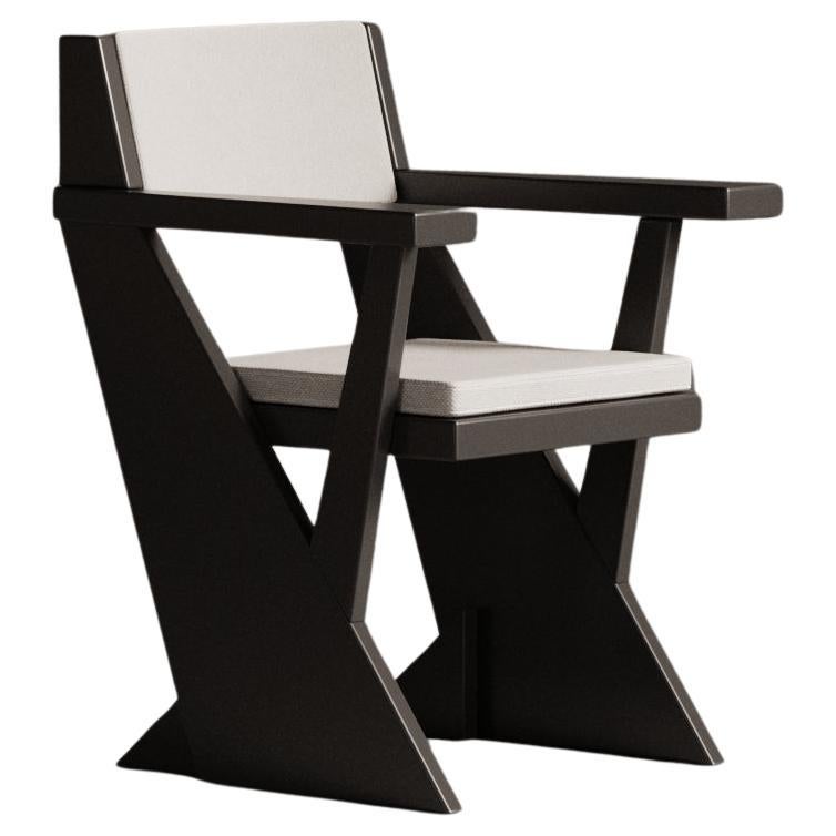 Black Pierre Chair by Plyus Design For Sale