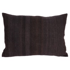 Black Pillow Covers Made from a Mıd 20th C. Turkısh Kilim