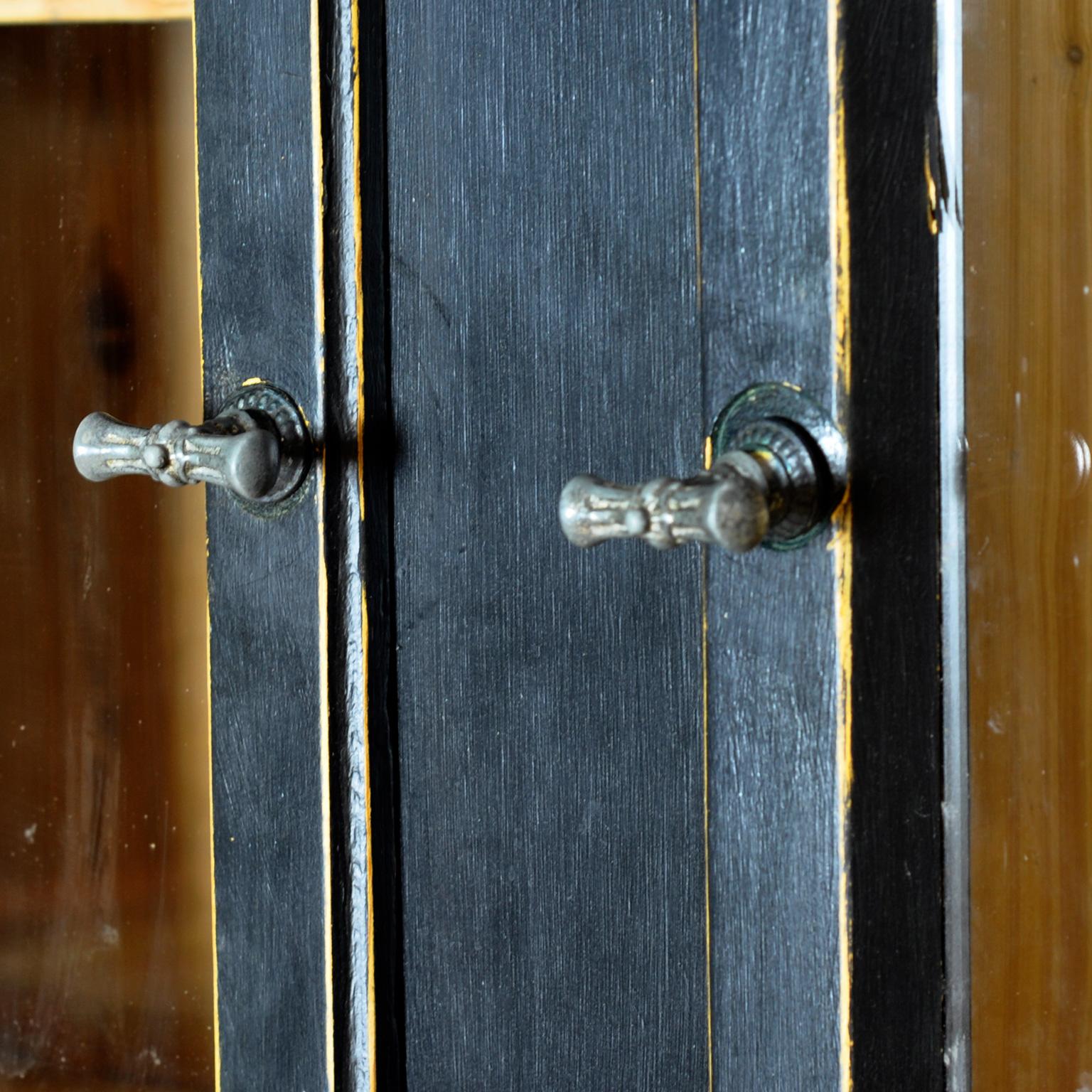 Armadio in pino nero, circa 1900 in vendita 3