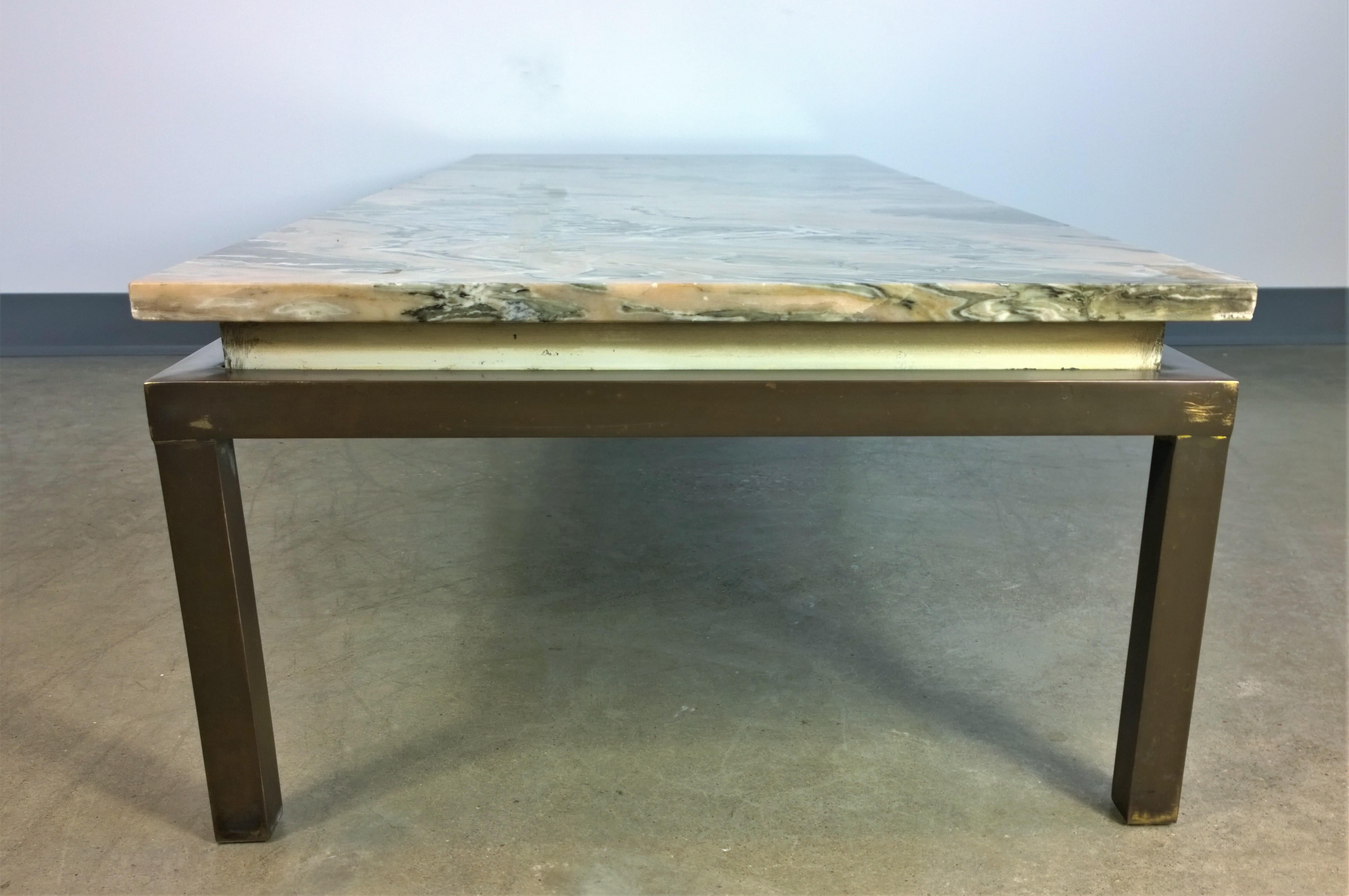 ivory marble coffee table