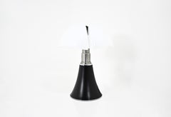 Lampe de bureau Pipistrello noire de Gae Aulenti pour Martinelli Luce, 1960
