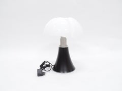 Lámpara de mesa Pipistrello negra de Gae Aulenti para Martinelli Luce, años 1960