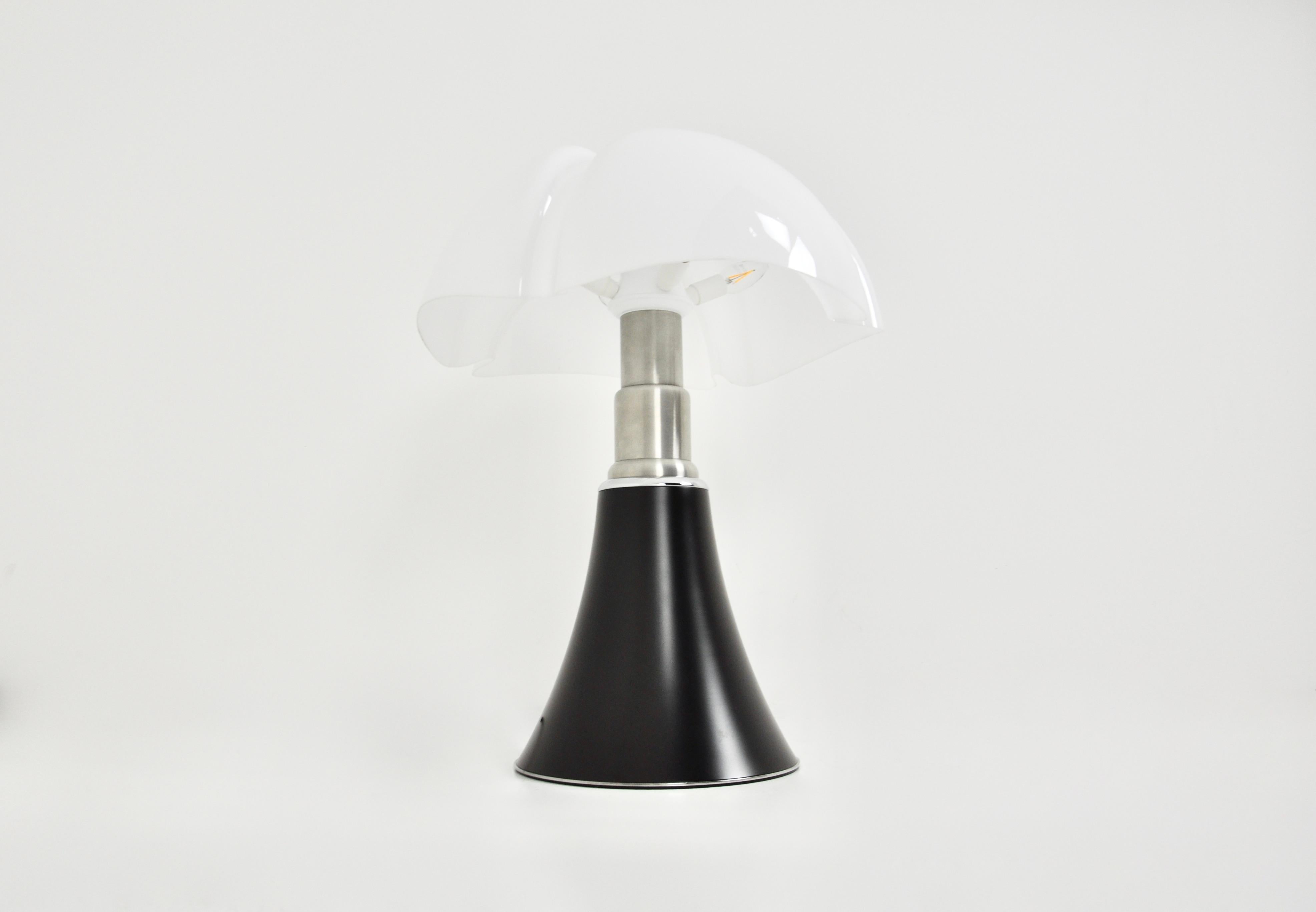 Metal Black Pipistrello Table Lamp by Gae Aulenti for Martinelli Luce, 1960s