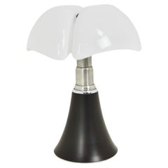 Vintage Black Pipistrello Table Lamp by Gae Aulenti for Martinelli Luce, 1960s