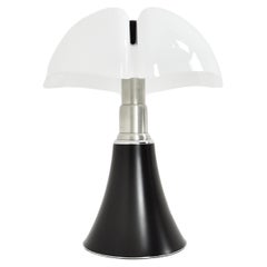Retro Black Pipistrello Table Lamp by Gae Aulenti for Martinelli Luce