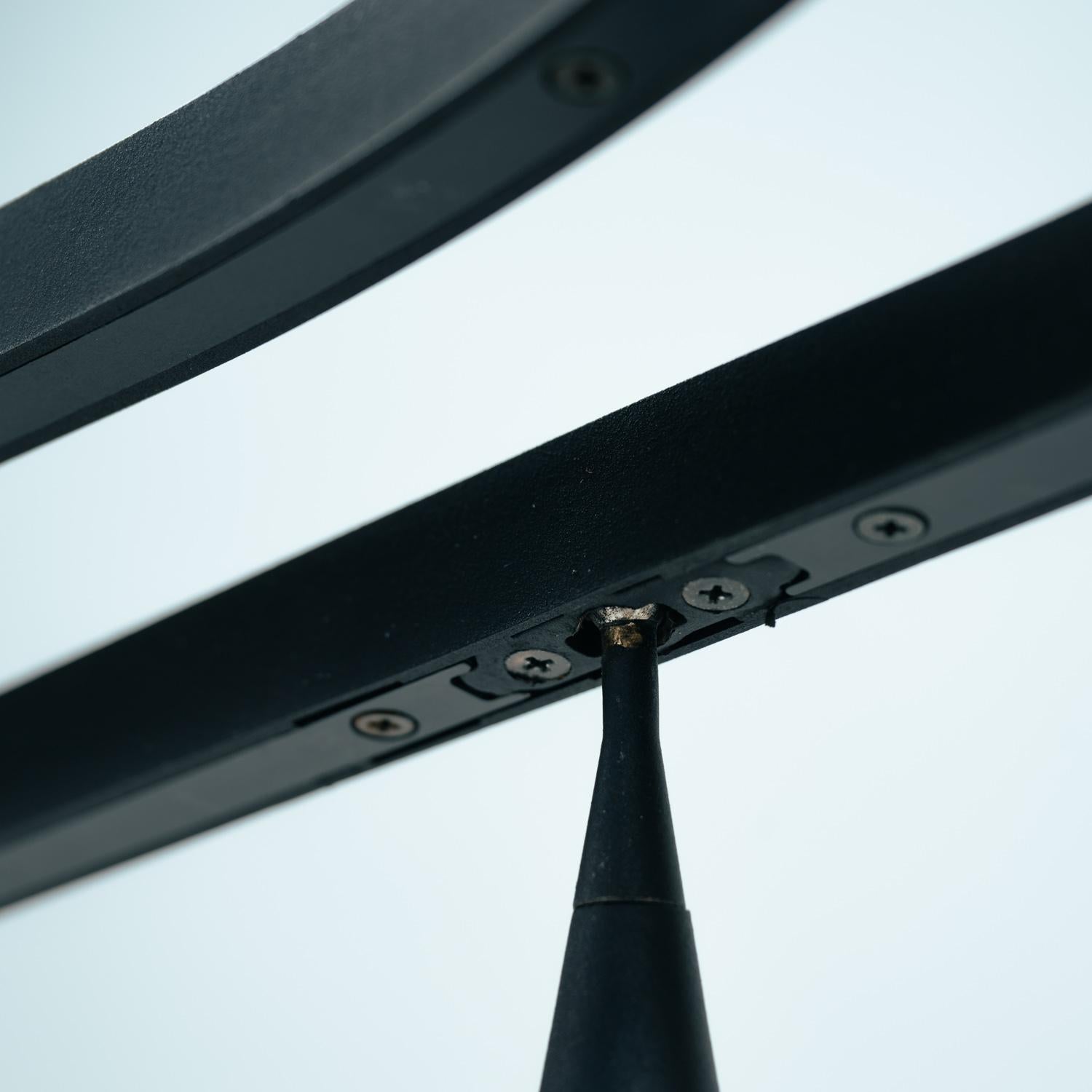 Black pivoting table lamp Model Tabla, by Marco Colombo & Mario Barbaglia, 1992 For Sale 8