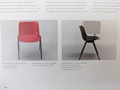 Black plastic & Aluminum 1970s MODUS stackable chair by Borsani for Tecno