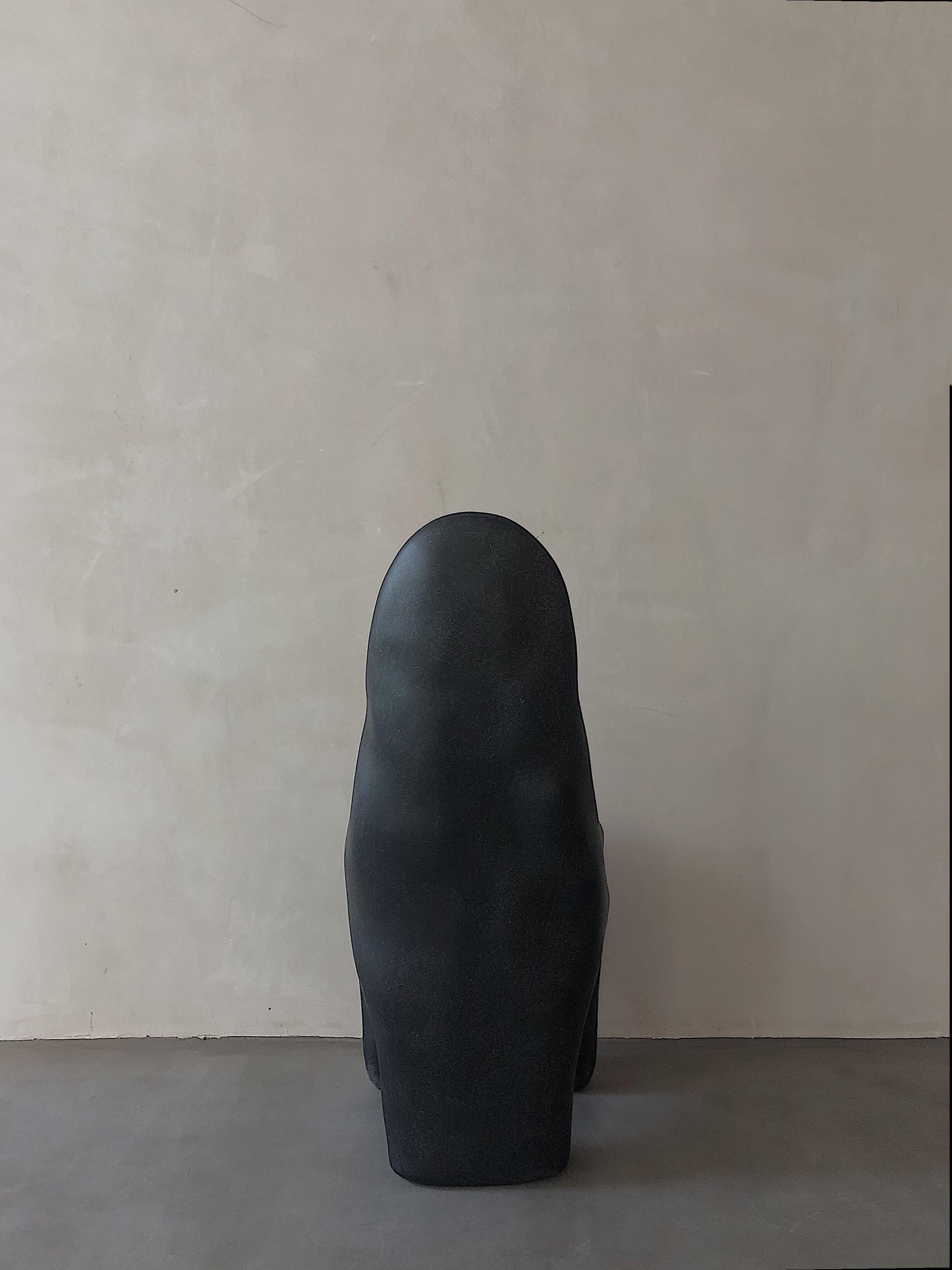 Modern Black Playdough Chair by Karstudio