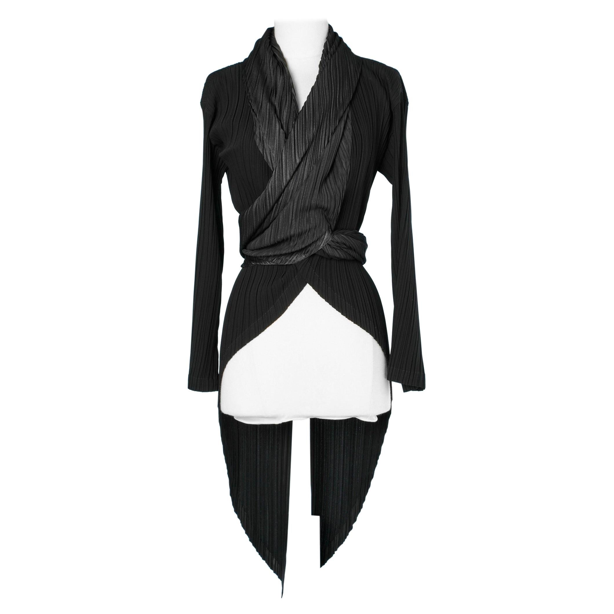 leather shawl jacket
