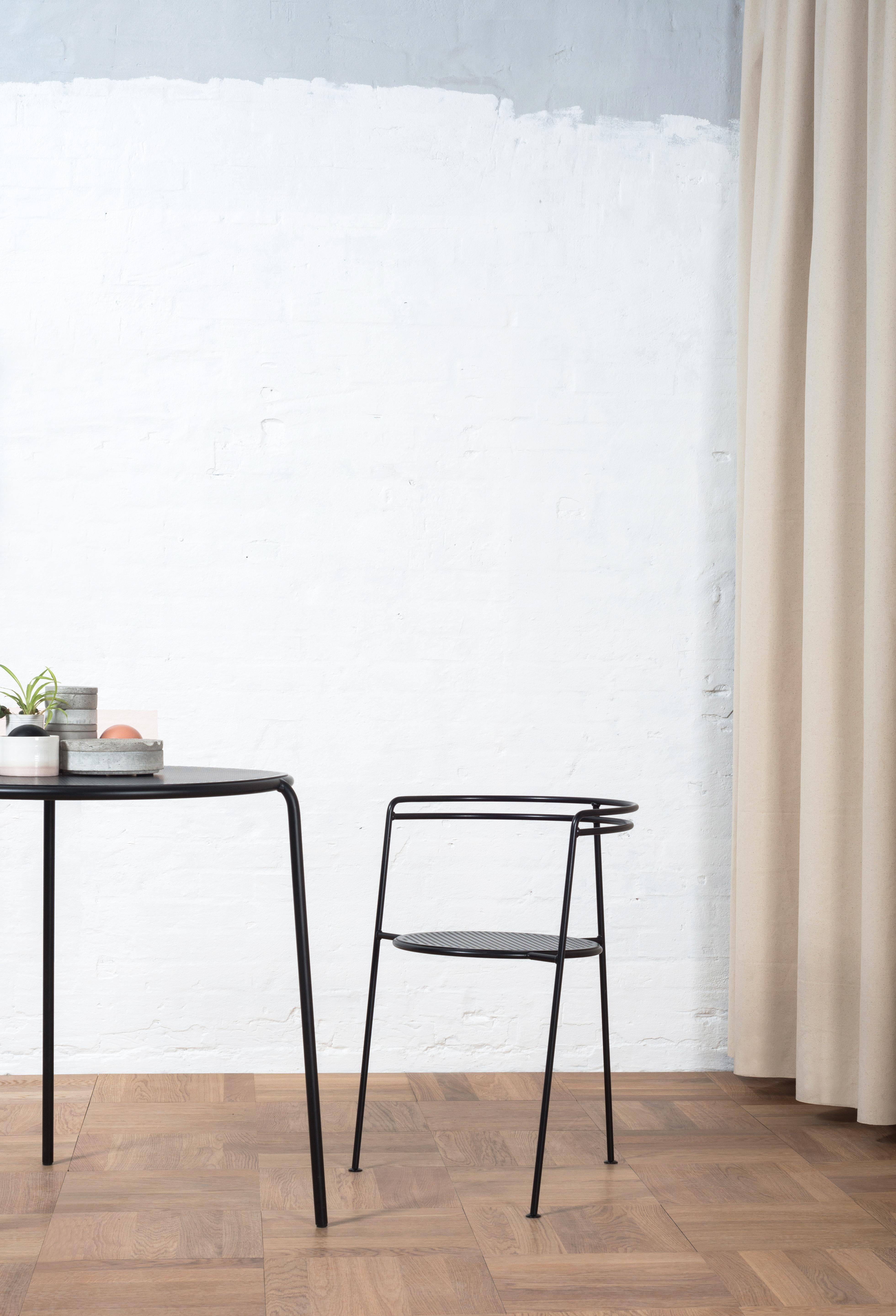 Danish Black Point Table by OK Design For Sale