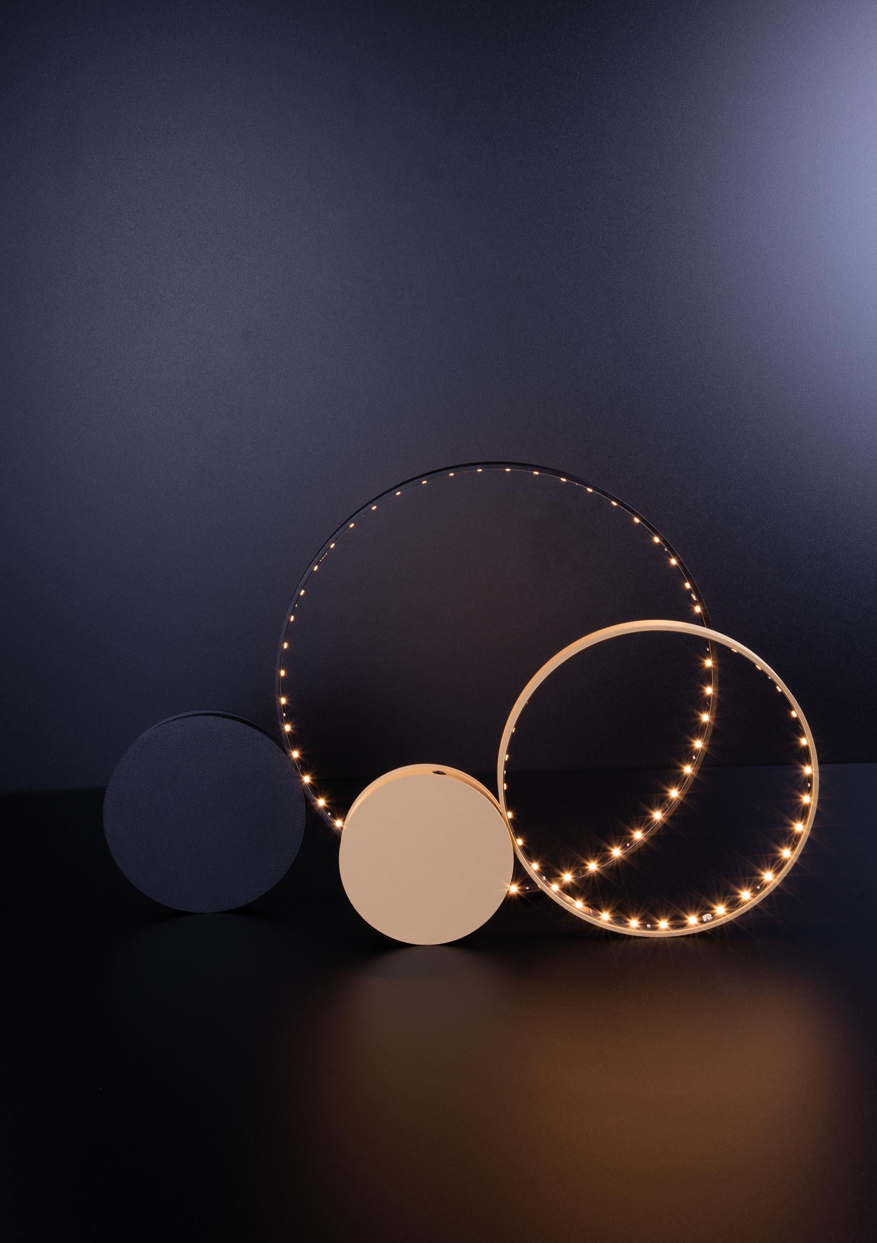 Steel Black Pol 30 Table Lamp by Le Deun Luminaires For Sale