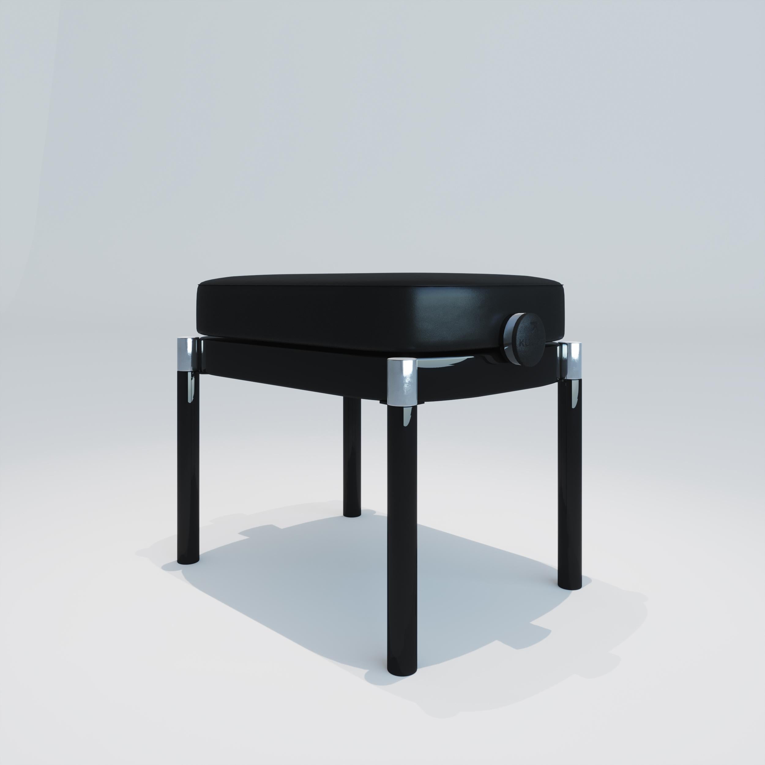 Banc de piano réglable noir poli Neuf - En vente à CASTELLÓN DE LA PLANA, VC