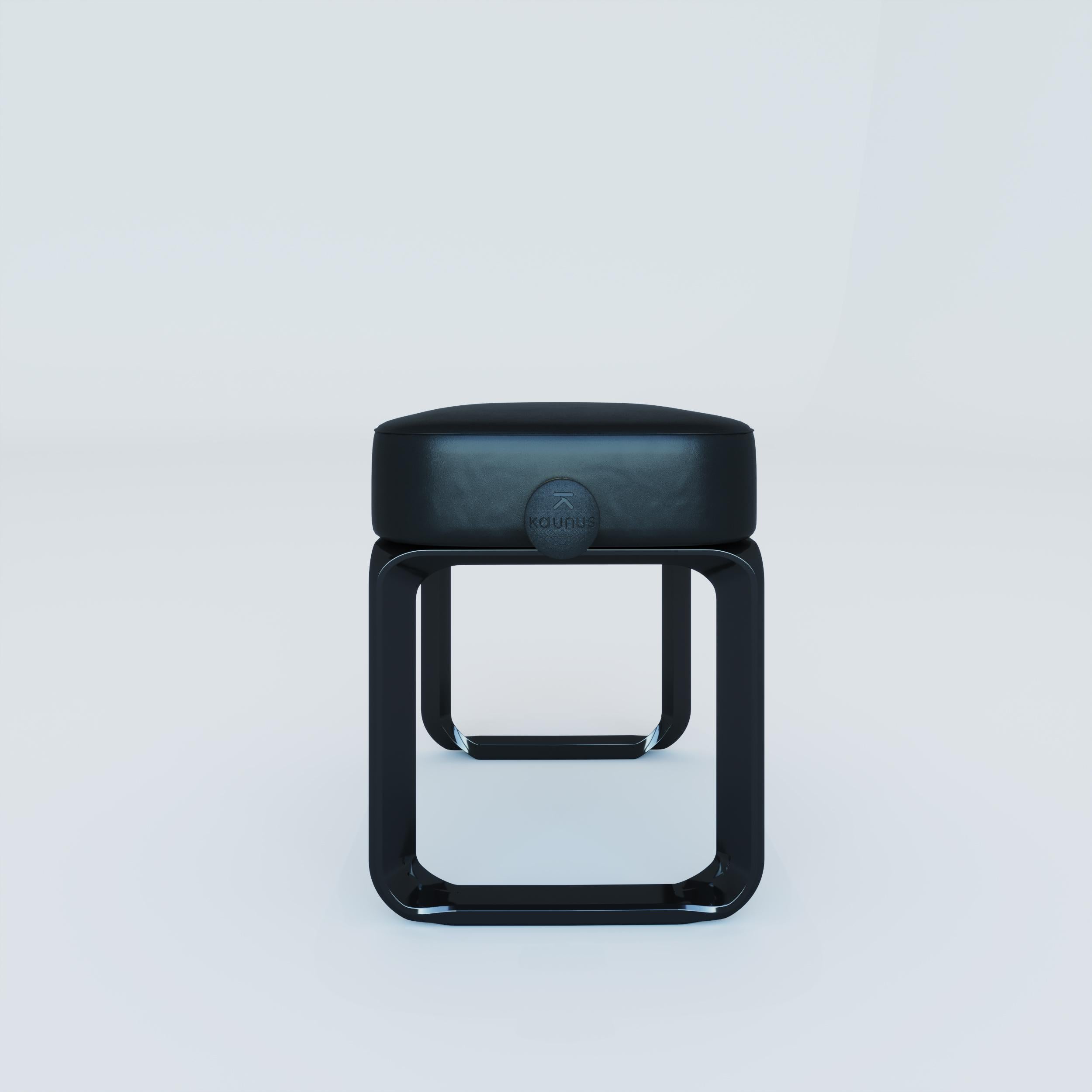 XXIe siècle et contemporain Banc de piano réglable noir poli en vente