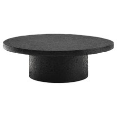 Black Polystone Coffee Table, Europe 20th Century Black Polystone Coffee Table, Europe 20th Century