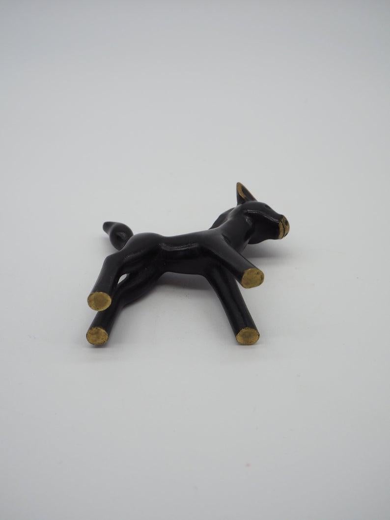 Metalwork Black Pony, Brass, in Style of Herta Baller, Austria For Sale