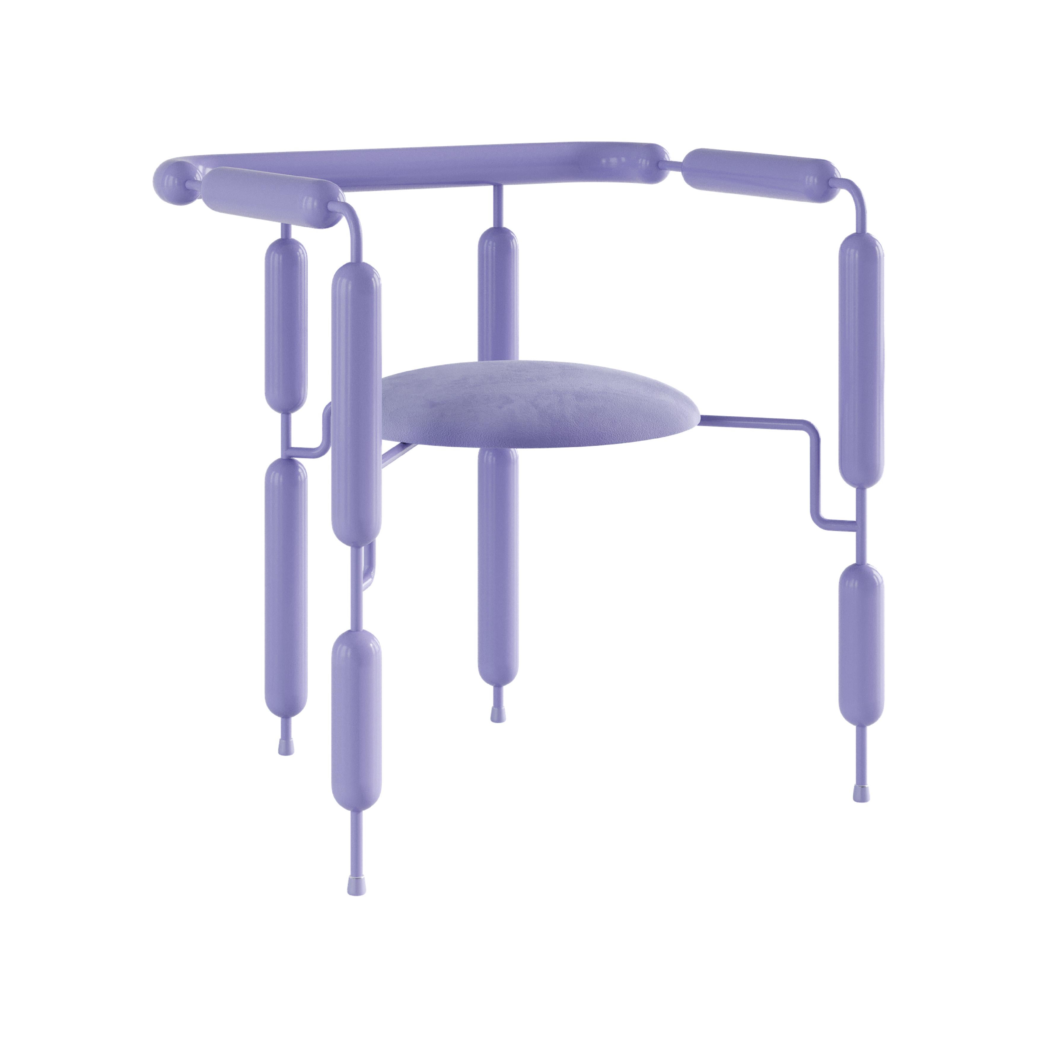 Fauteuil caniche noir par  Mati Sipiora en vente 6