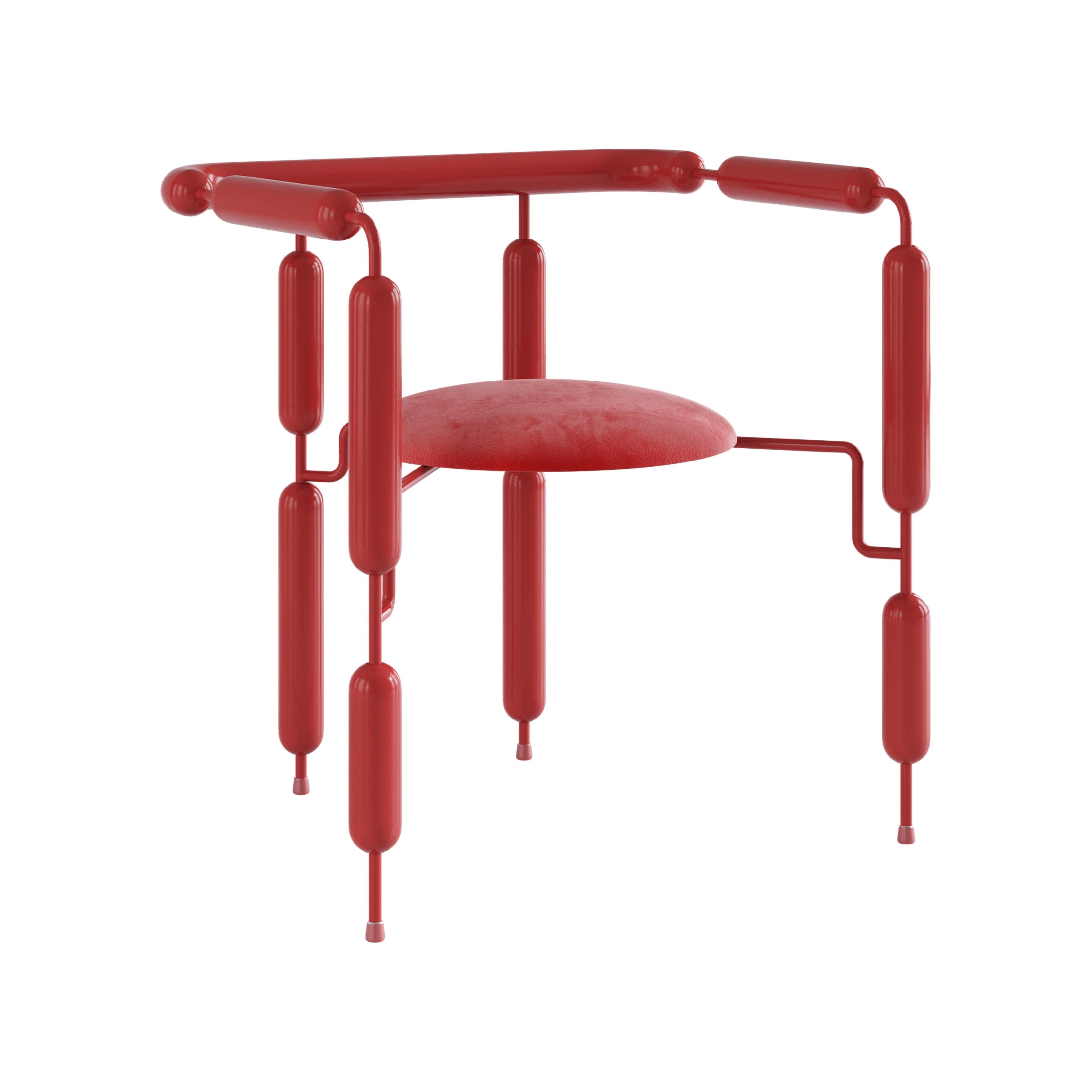 Fauteuil caniche noir par  Mati Sipiora en vente 9
