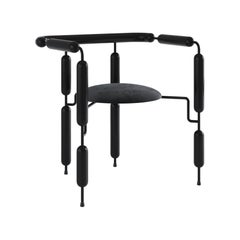 Black Poodle Armchair by  Mati Sipiora