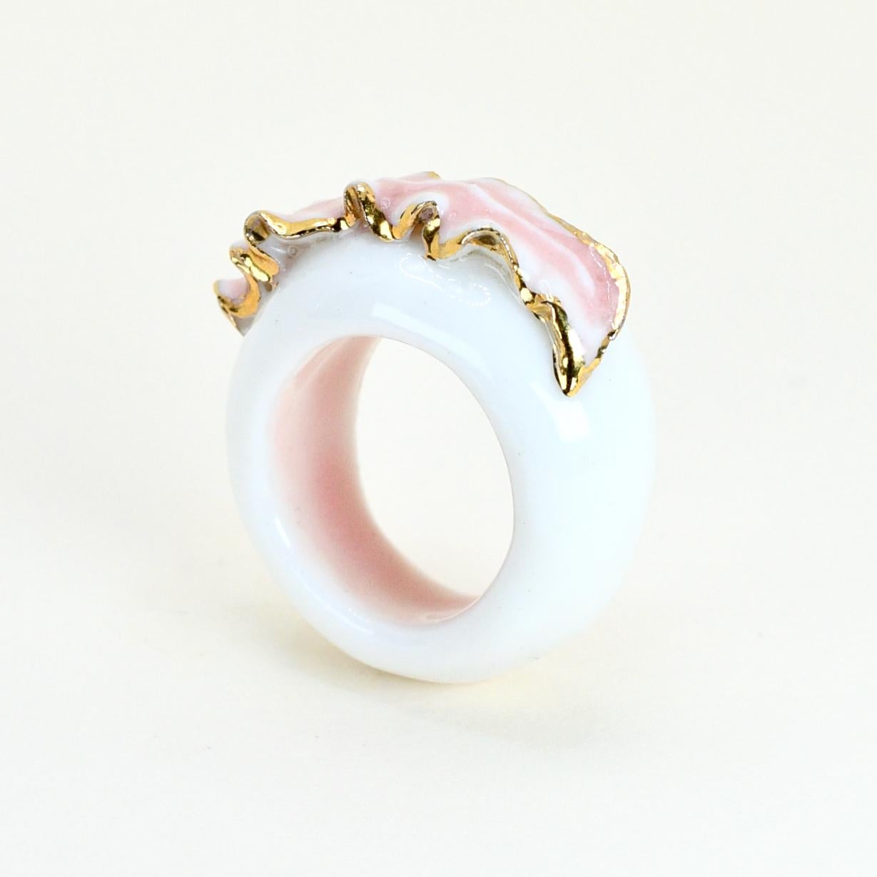 Contemporary Porcelain Ring Alba For Sale