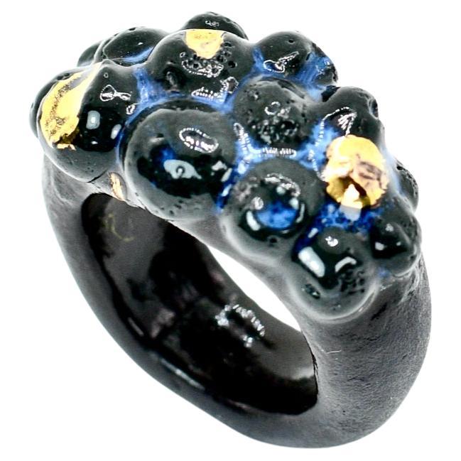 Black Porcelain Ring Dirion For Sale