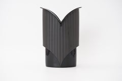 Black porcelain Vase by Jan van der Vaart for Rosenthal Studio Linie