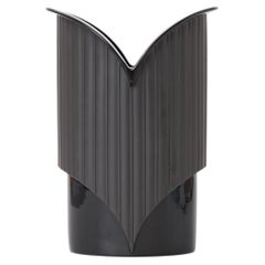 Black porcelain Vase by Jan van der Vaart for Rosenthal Studio Linie