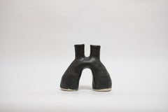 Black Portal Stoneware Vase by Camila Apaez