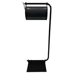 Black Post-Modern Floor Lamp by Ron Rezek