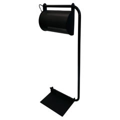 Black Post-Modern Floor Lamp by Ron Rezek