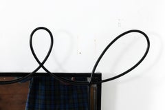 Black Powder Coated Scrolled Iron Mirror