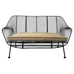 Schwarz pulverbeschichtetes 'Sculptura' terrassensofa von Russell Woodard
