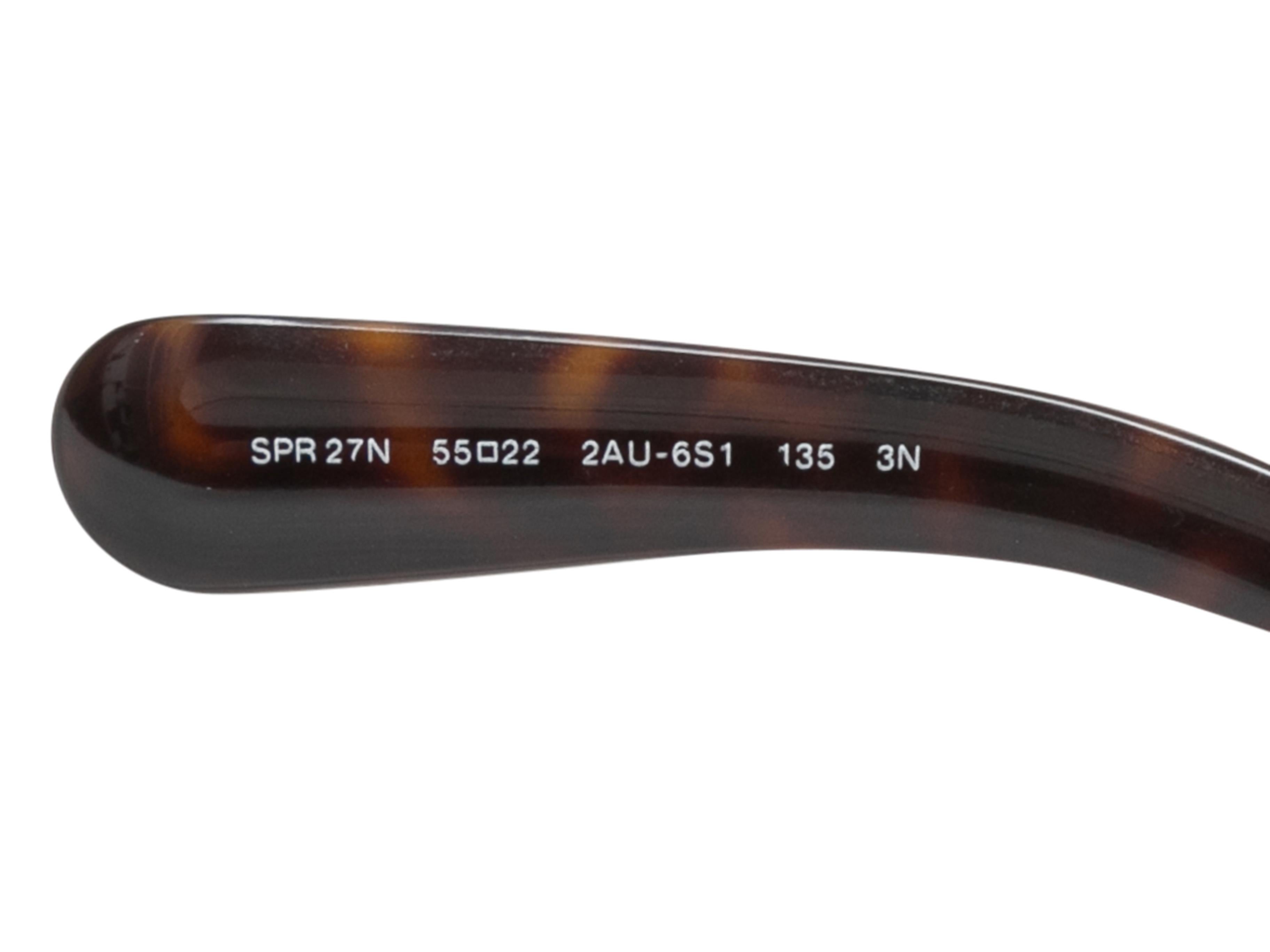 Gafas de sol Prada Baroque Round Swirl Negras en Bueno Estado en New York, NY