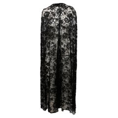 Black Prada Chantilly Lace Cape Size IT 40