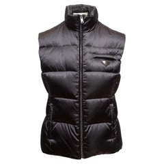 Black Prada Down Puffer Vest