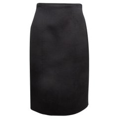 Jupe crayon longueur genou noire Prada Taille US S