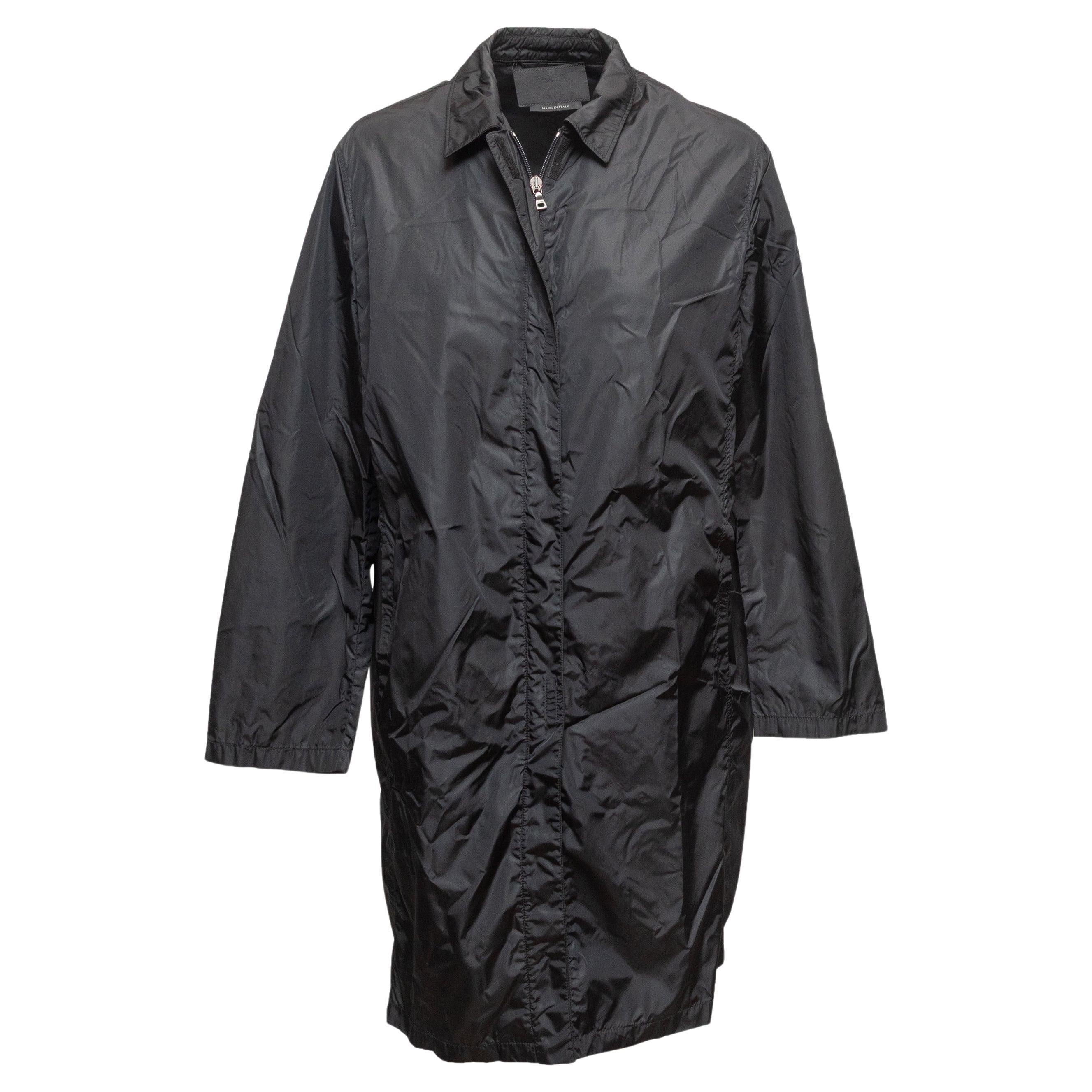 Black Prada Nylon Coat-Dress Size IT 42