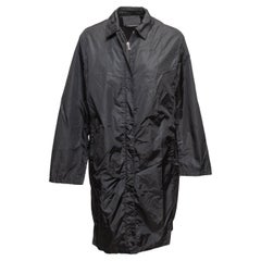 Black Prada Nylon Coat-Dress Size IT 42