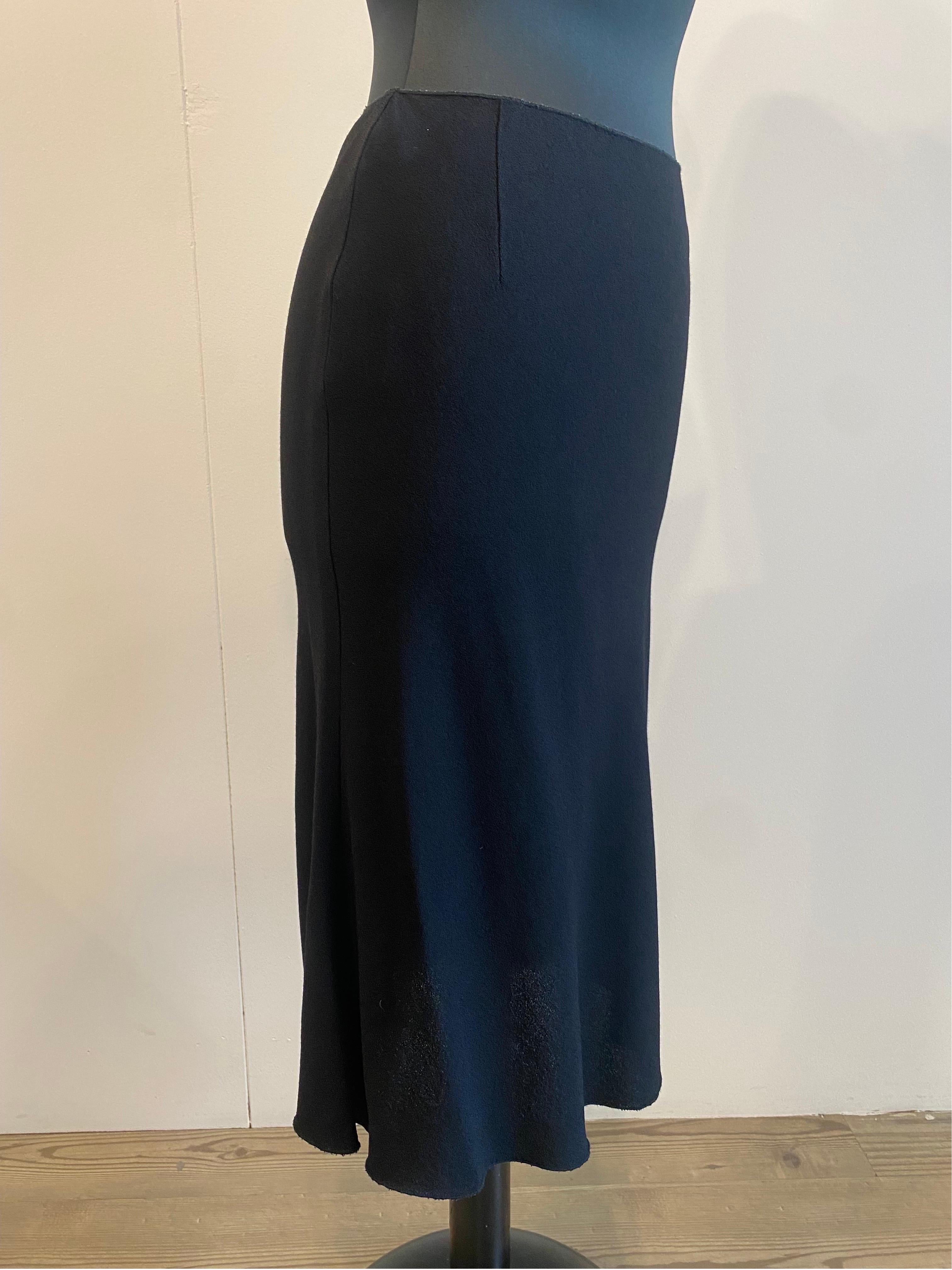 Women's or Men's Black Prada Skirt  For Sale