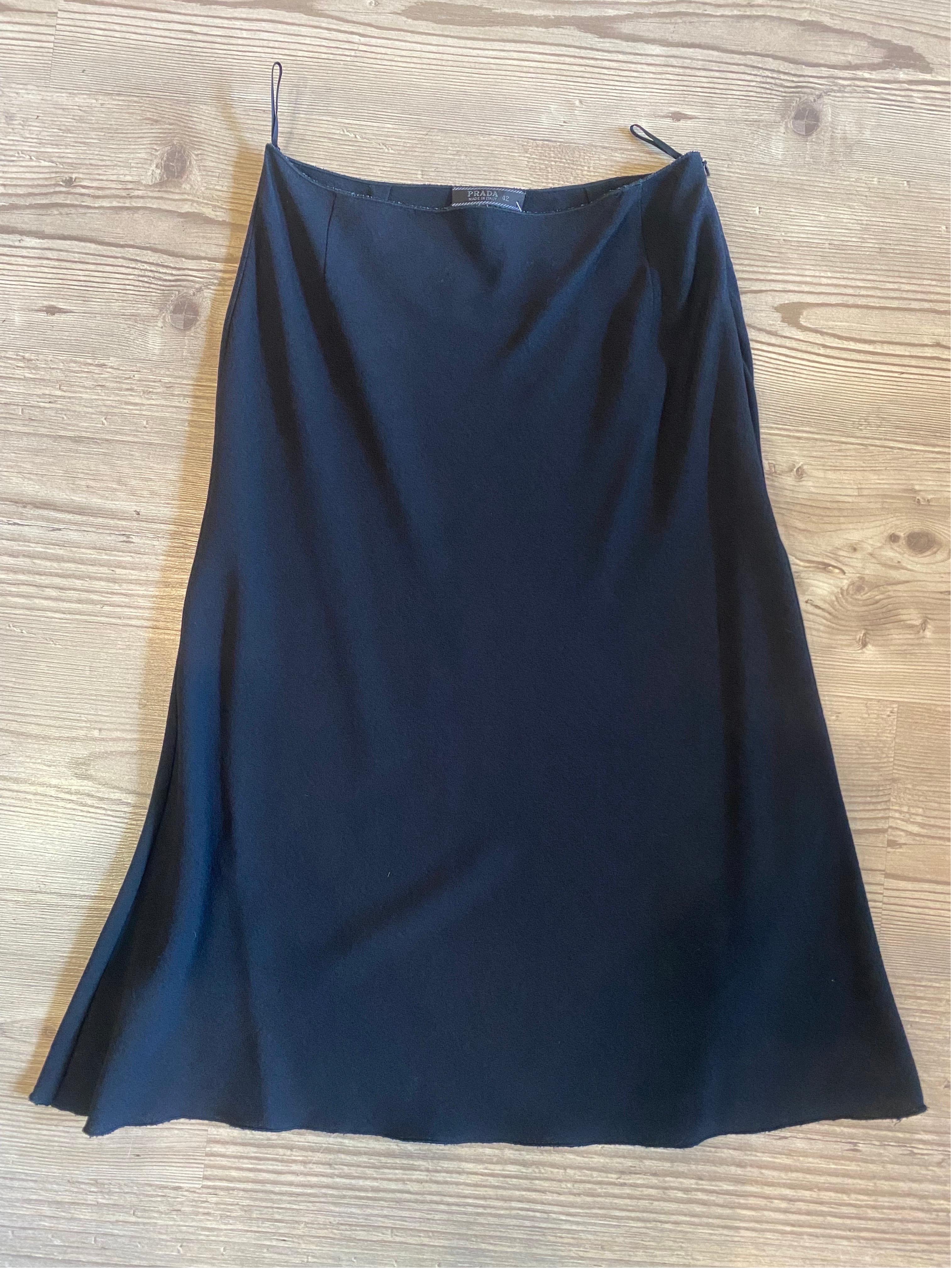 Black Prada Skirt  For Sale 1